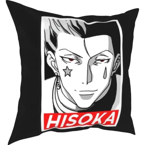 Hunter X Hunter Hisoka HXH Anime Kissenbezug Polyester Kissen Dekoration Kissen Fall Abdeckung Hause Großhandel 40X40cm