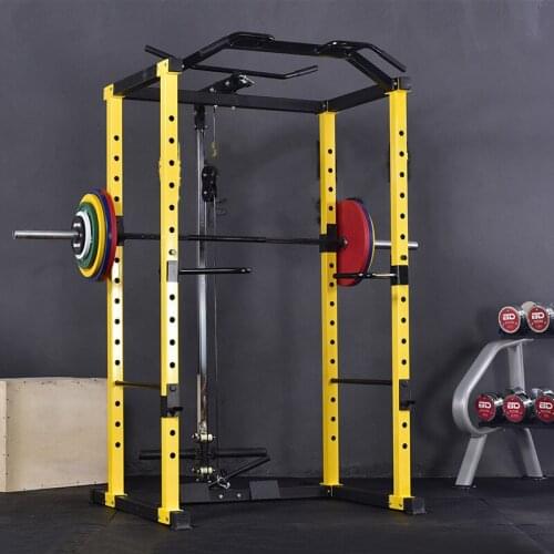 Multifunctional squat rack safety frame gantry frame fitness barbell rack bench press muscle comprehensive training equipment