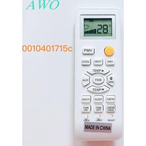 New best-selling 0010401715C For Haier air conditioning remote controller is suitable for V8472D8356D KTHE001 V98472D8356D