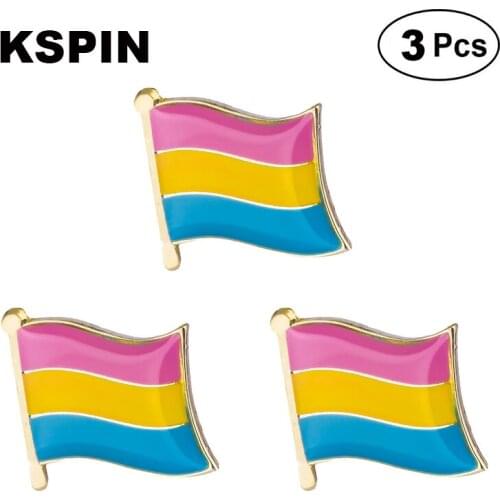 Pansexual pride Lapel Pin Brooches Pins Flag badge Brooch Badges