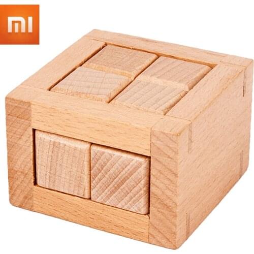 Xiaomi 3D Unlock Breakout 2 Educational Toy Educational Wood IQ Logic Puzzles Adults Kids Brain Teaser Children Birthday Gift