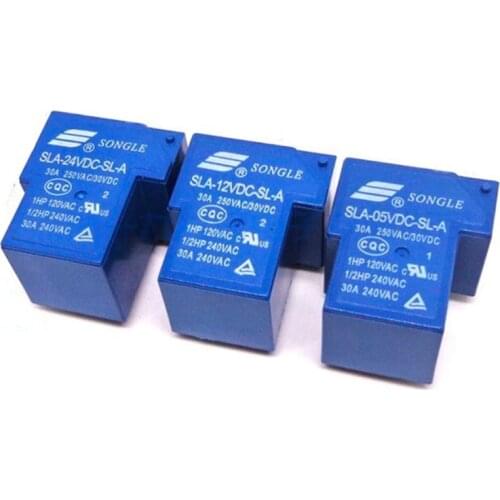 Power Relay SLA-05VDC-SL-A SLA-12VDC-SL-A SLA-24VDC-SL-A SLA-48VDC-SL-A 5V 12V 24V 48V 30A 5PIN T90