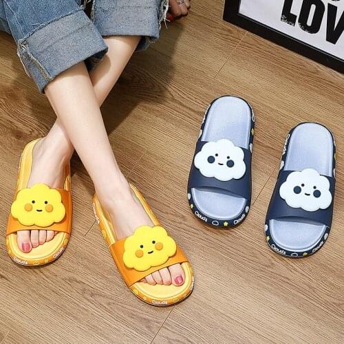 Slippers Female Lovely Home Interior Antiskid Bathroom Bath Lovers Wear Thick Slippers Home Male Men Shoes Shower Slippers