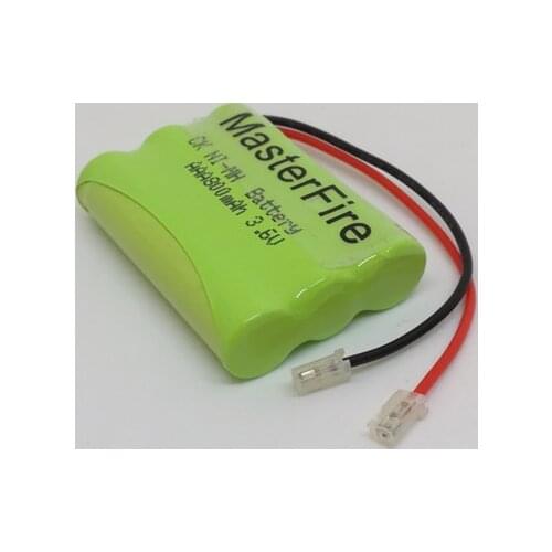 MasterFire 4PACK/LOT New Original Ni-MH AAA 3.6V 800mAh Battery Ni MH Rechargeable Batteries Pack With Plugs For Cordless Phone