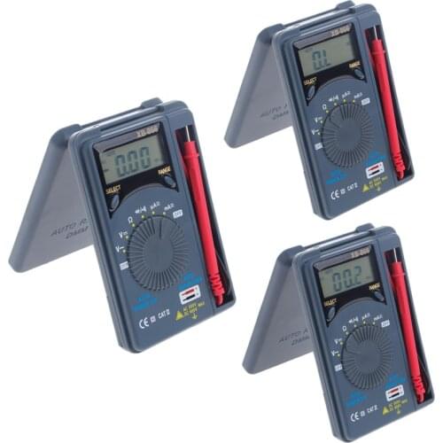 XB866 Mini Auto Range LCD Voltmeter Tester Tool AC/DC Pocket Digital Multimeter, Professional and High-quality Testing Tools