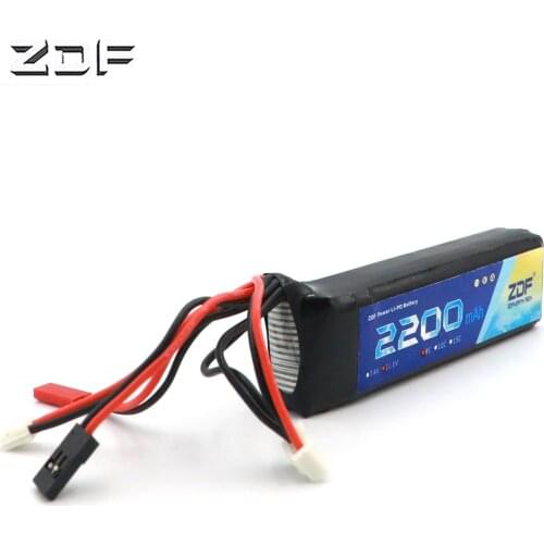 ZDF 3S Lipo Battery 11.1V 2200mAh 8C RC Parts JST SM 2Pin 4Pin AKKU Bateria For RC Transmitter Receiver Rechargeable Accessories