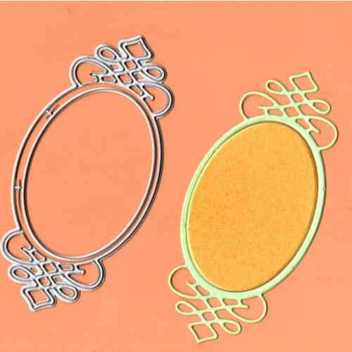 Mirror Frame Metal Cutting Dies Stencil Template for DIY Embossing Paper Photo Album Cards Making Scrapbooking Stamping Template