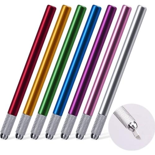 Professional Tebori Eyebrow Tattoo Pen Permanent Makeup Pen Machine Microblade Pen for Lip and Eyebrow Tattoo Equipment