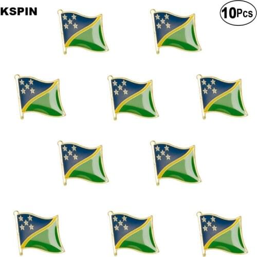 Solomon Islands Flag Lapel Pin Flag badge Brooch Pins Badges 10Pcs a Lot