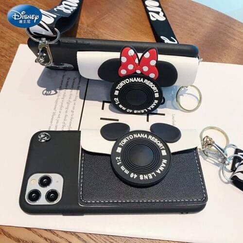Disney mobile phone case is suitable for Redmi K30 pro case note6/5/9 8 S2 Y2 10X 9A 9C mobile phone Cover phone purse