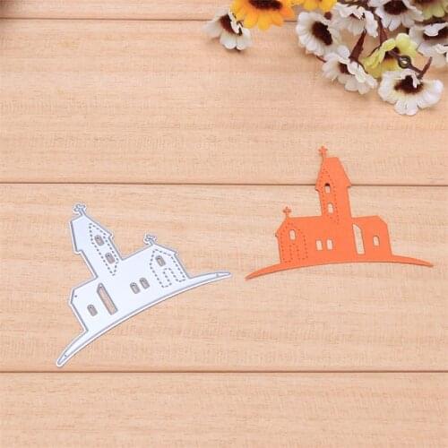 Elegant Church Building Cheap Metal Cutting Dies Scrapbooking Album Paper DIY Cards Crafts Embossing Dies New 2019