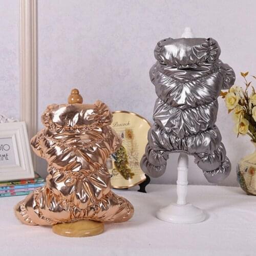 Pet Winter Warm Thicken Fleece Four-leg Jumpsuit For Dog Windproof Clothes Dog Coat Jacket Pet Clothes For Chihuahua Bulldog