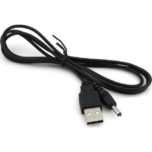 JOYING LIANG Flashlight USB Charging Cable Torch DC External Diameter 3.5mm cable length About 120CM