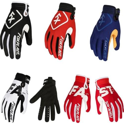 FOXPLAST Breathable Men and Women Cycling Gloves All-finger Sport Cycling Motorcycle Motocross Racing Gloves Bicycle