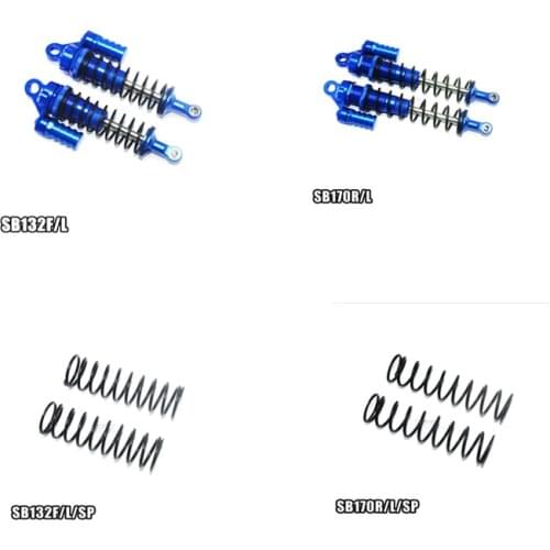 LOSI 1:6 SUPER BAJA REY 9320977 aluminum alloy with negative pressure cylinder L-shaped rear shock + front shock