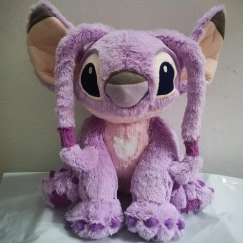 Disney Lilo Stitch Doll for Girl Friend Gifts Super Soft Angel Stitch Plush Stuffed Toys Birthday Gifts