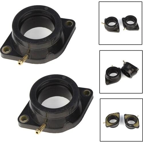 Carburetor Intake Manifold Adapter Joint Boots Set for V Star 1100 Classic Custom 1999-2009 1100 Silverado Midnight Custom 05-09