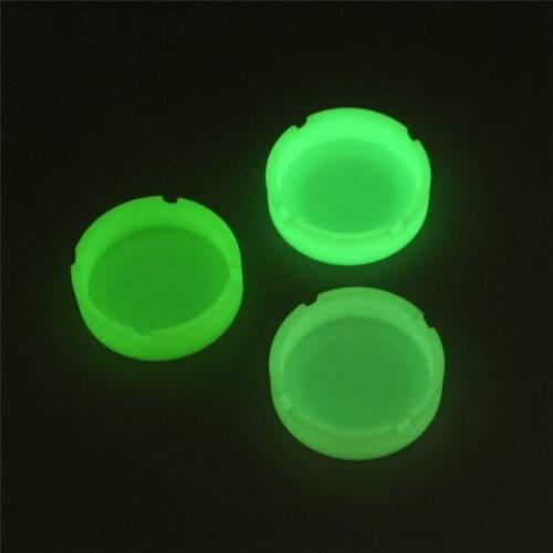 Creative Fluorescent Ashtray Luminous Ashtray Portable Anti-Fall And Easy To Clean Silicone Ashtray