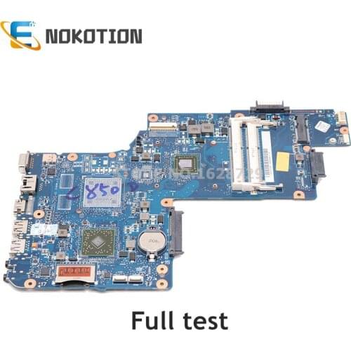 NOKOTION H000042200 H000052450 Laptop Motherboard for Toshiba Satellite C850D L850D H000051810 REV 2.1 E1200 DDR3 Main Board