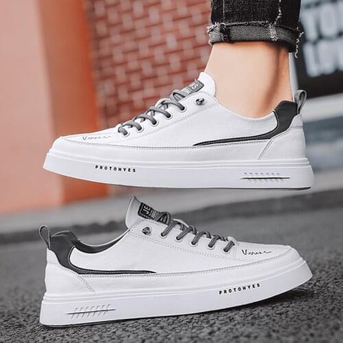 Men White Flat Shoes Lace-up Comfortable Sneaker For Male Tenis Masculino Adulto Top Quality Men Casual Shoes High Increasing