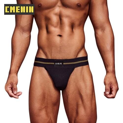 CMENIN Comfortable Modal Gay Men Sexy Underwear Thong Men Jockstrap Free Shipping Mens Thongs And G Strings Men Lingerie OR6108