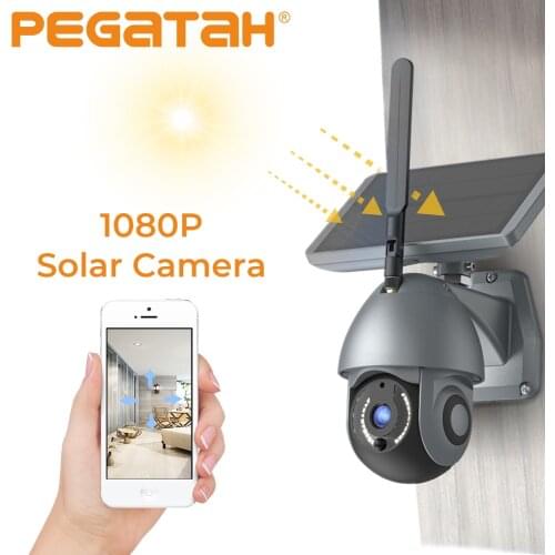 1080P Solar Outdoor Security Cameras Surveillance Camera Outdoor Wifi Ip Camera Outdoor Wireless Security Camera Solar Battery