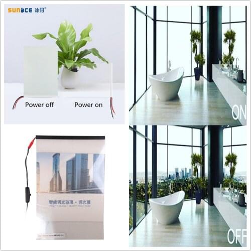 SUNICE Smart Pdlc film for Window glass decoration Switchable smart film Magical privacy window film with Best supply