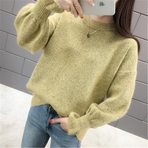 New 2021 Spring Women Turtleneck Sweater Long Sleeve Casual Knitted Pullovers Thick Jumpers Underwear Sweaters For Women Tops