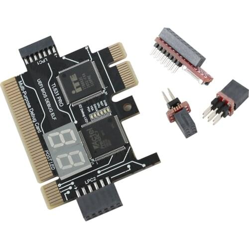 Motherboard PCI/PCIE/Mini PCIE/LPC PC Analyzer Diagnostic Card for Universal Laptop Desktop Test Post Debug Card