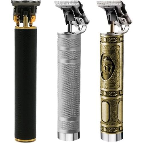 Kemei Hair Trimmer Rechargeable Electric Hair Clipper Barbershop Cordless 0mm T-Blade Baldheaded Outliner Finishing Hair Cutter