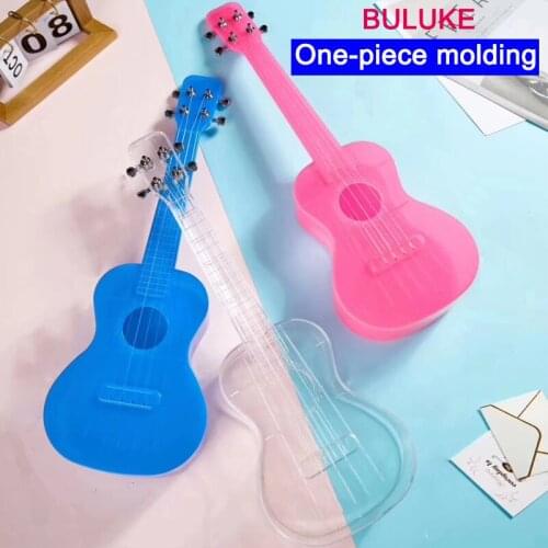 Bright tone 23 Inch Ukulele transparent one-piece molding Soprano ukulele musical instrument For Guitar Music Lovers Gift