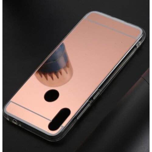 Ultra-thin Electroplating Mirror Acrylic TPU Protective Back Cover Case for Xiaomi Redmi Note 7