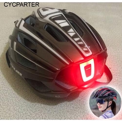 Bike Helmet with Rear Light Women Men Cycle Helmet Riding Cycling Helmet Sports MTB Bicycle Helmet Ultralight Bicycle Safety Cap