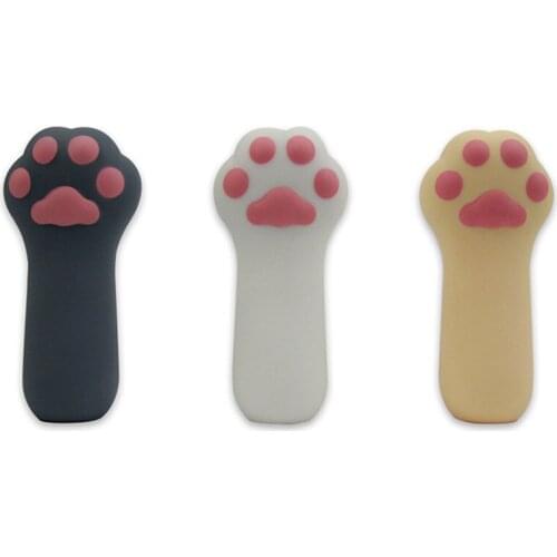 Cat Claw Fingertip Vibrator Portable Silicone Cartoons Finger Cots Vibrator G Spot Clitoris Stimulator Adult Sex Toys For Women