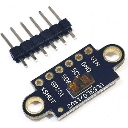 VL53L0X VL53L1X Time-of-Flight (ToF) Laser Ranging Sensor Breakout 940nm GY-VL53L0XV2 Laser Distance Module I2C IIC 3.3V/5V