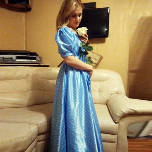 QUALITY New HIGH Russian Fashion 2021 Maxi Dress Womens Slash Neck Off The Shoulder Sweet Dot Print Celebrity Party Long Dress