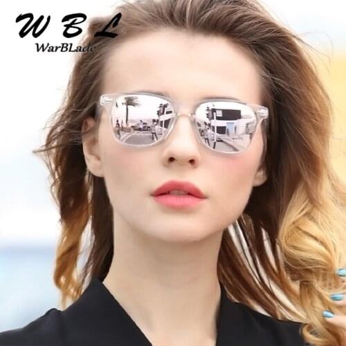 WarBLade 52mm Fashion Unisex Vintage Polarized Square Sunglasses Mens Polaroid Women Rivets Metal Design Retro Sun Glasses