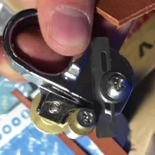 Y1UU Leather Strap String Belt Cutter Ring Shape Hand Cutting Leathercraft Tools Set Professional Draw Gauge