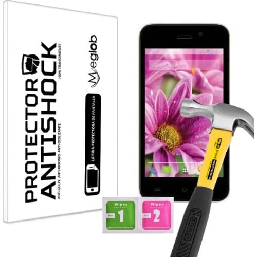 Screen protector Anti-Shock Anti-scratch Anti-Shatter compatible with Lava Iris X1 Atom