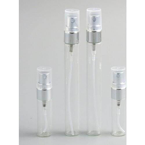 3.5ml 10ml Empty Refillable Transparent Glass Perfume Sprayer Bottle 10cc Glass Vial Women Cosmetic parfum Atomizer
