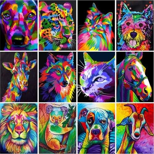 5D Diamond Painting Animal Diamond Art Full Square Round Drill New Arrival Diamond Embroidery Cross Stitch Sale Home Decoration