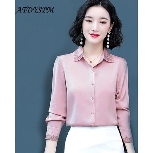 ATDYSPM Women's Shirts With Embroidery