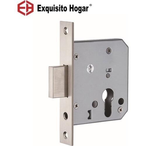 Door Lockcase Lock Core Passage Handle Lock Indoor Door Lock 55mm Lockbody Hardware Invisible Door Indoor Piping
