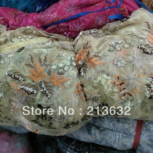 Flocking Flowers real sequins dress charmeuse window curtain fabric wed flowers switzerland voile lace polyester spandex laces