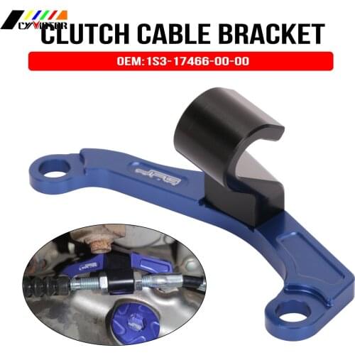 Motorcycle CNC Clutch Cable Aluminum Bracket For Yamaha Raptor 700 YFM700 2006-2021 Raptor 700R YFM700R 700 R 2009-2020 2021 ATV