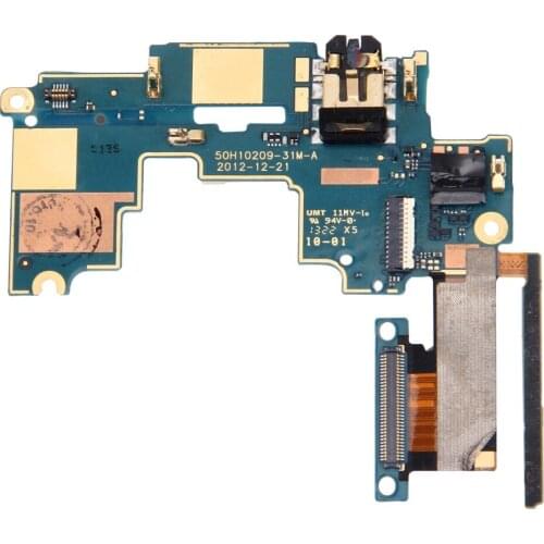 Mainboard & Volume Control Button / Earphone Jack Flex Cable Replacement for HTC One M7 / 801e / 801n