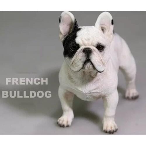About 8cm 1/6 scale simulation animal standing cartoon pet dog model cute dog static display model decoration decoration