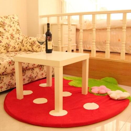 Cartoon Strawberry Cute Computer Area Rugs And Carpets For Children Kids Tapete Infantil Alfombras tapis Child Home Living Room