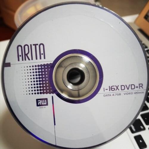 Wholesale 50 Discs Wave Blank Printed 4.7GB 16X DVD+R Discs