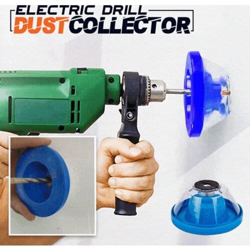 Electric Drill Dust Cover Sponge+PVC Bowl Shape Electric Drill Drilling Dust Collector for 4-10mm Drill Bit Power Tool Accessory